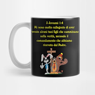 Bibbia  3 Giovanni 1.4. Italiano Mug